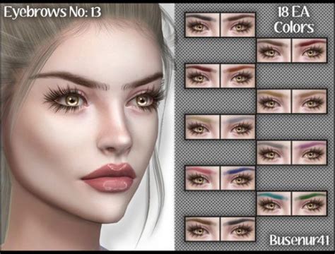 Edgy Eyebrows N04 The Sims 4 Catalog