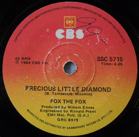 We did not find results for: Fox The Fox - Precious Little Diamond (1984, Vinyl) | Discogs