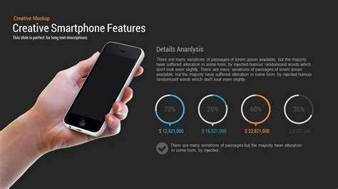 Looking for the best wallpapers? Smartphone Feature PowerPoint Template and Keynote Slide - Slidebazaar