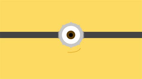 Wallpaper Minions Despicable Me Animated Movies Minimalism Simple