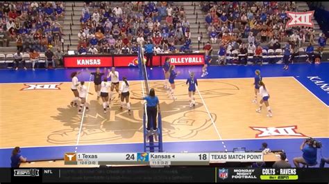 No Texas Vs Kansas Women S Volleyball Highlights YouTube