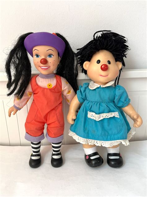 Vintage Big Comfy Couch Playmates Dolls Molly Loonette Clown