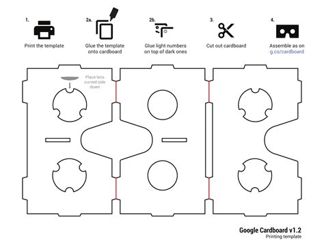 Printable Cardboard Glasses Template Elblogdedaniruiz