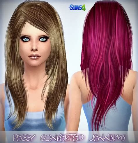 Jenni Sims S Retexture Edit Peggy S Hairstyle Converted For S4 And
