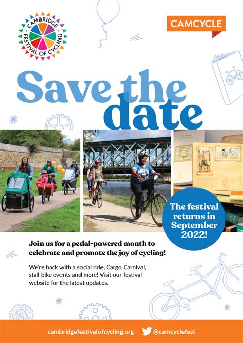 Save The Date Cambridge Festival Of Cycling Magazine 155 2022