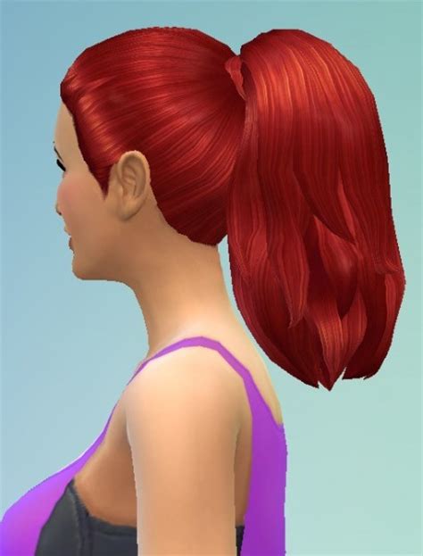 Sims 4 Hairs Birksches Sims Blog Thick Ponytail