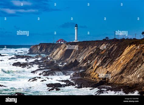 Point Arena Lighthouse In Mendocino County In Northern California Along