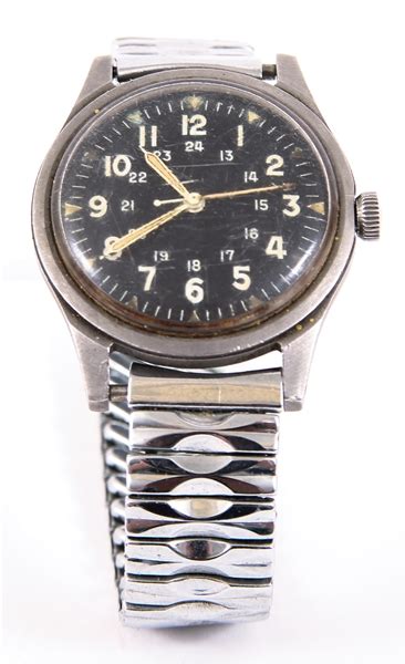 Lot Detail Vietnam Era Dtu 2ap Benrus Military Issue Wrist Watch