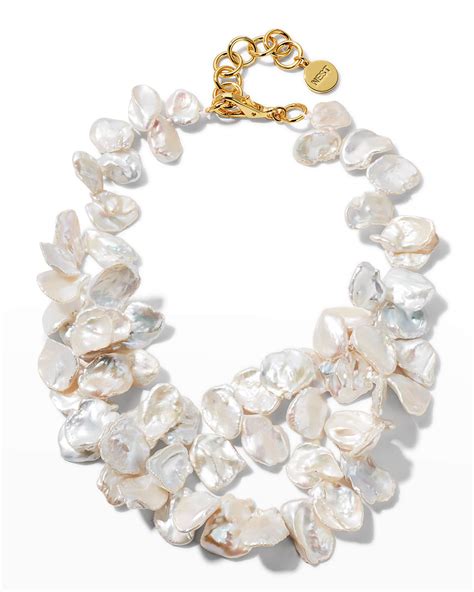 Nest Jewelry Baroque Pearl Cluster Necklace Neiman Marcus