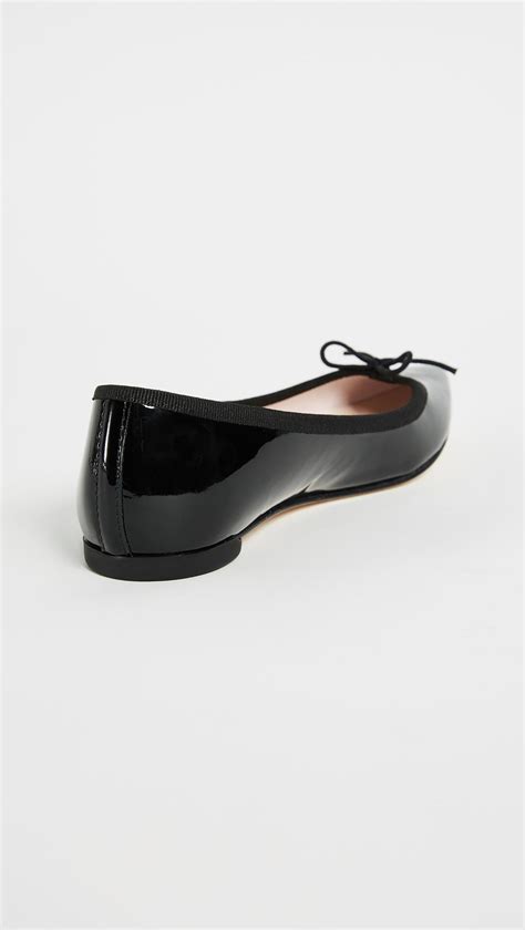 Repetto Leather Brigitte Pointed Toe Ballet Flats In Black Lyst