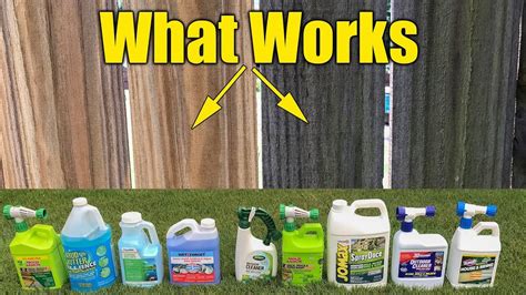 Here are a few easy steps to help you when cleaning your vinyl fence. Deck and Fence Cleaners Review - Mold Mildew Algae ...
