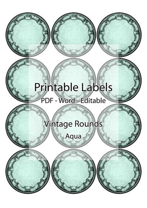 To do this, follow these steps: 28 Round Labels Template Free in 2020 | Printable labels ...