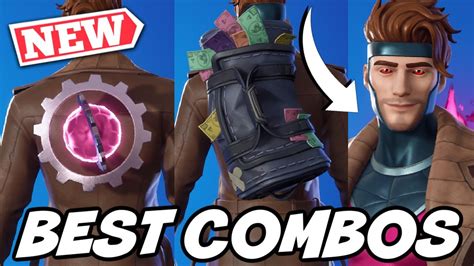 Best Combos For New Gambit Skin Rogue And Gambit Bundle Fortnite