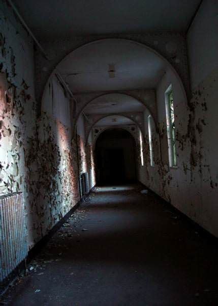 Dark Corridor Photo Of The Abandoned Pilgrim State Hospital Pilgrim State Hospital