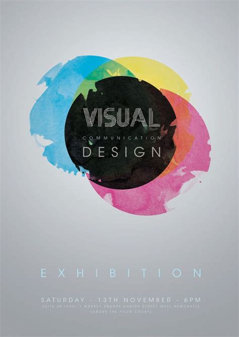 Visual Communication Design Poster On Behance Vision Board Graphic