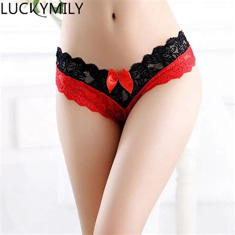 Buy Luckymily Drop Shipping Lace Panties Tempting Low
