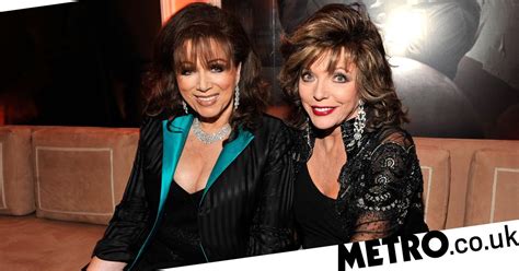 Joan collins, jackie collins celebrities dine out. Joan Collins visited by sister Jackie's 'force' five years ...