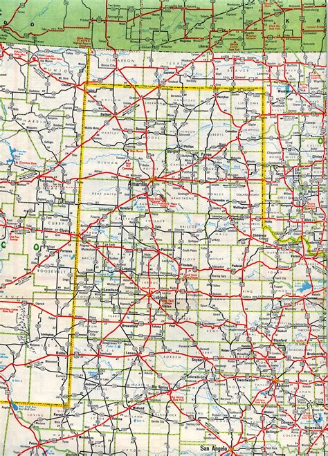 Road Map Of Texas Panhandle - Get Latest Map Update