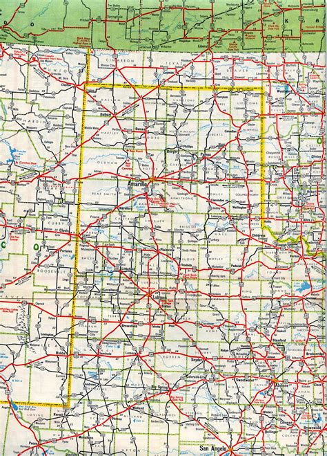 Road Map Of Texas Panhandle Get Latest Map Update