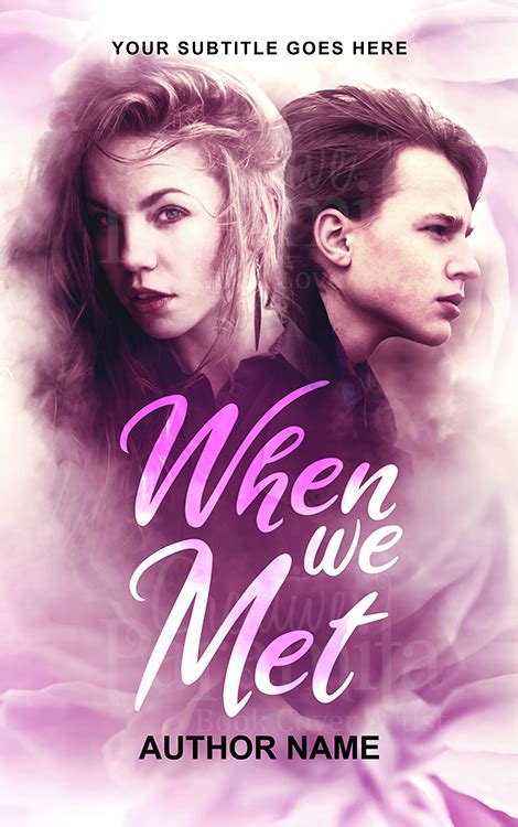 When We Met Couple Romance Book Cover