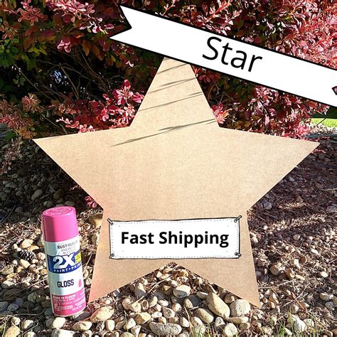 Unfinished Wooden Star Blanks Stars Wood Star Party Etsy