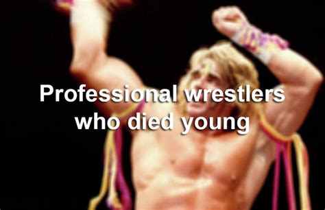 Wwe Professional Wrestlers Who Died Young Houston Chronicle
