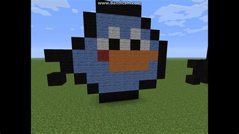 Minecraft Pixel Art Angry Birds Youtube