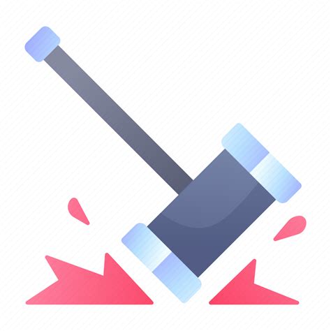 Attack Game Hammer Hit Skill Swords Weapon Icon Download On