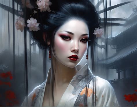Download Ai Generated Woman Geisha Royalty Free Stock Illustration Image Pixabay