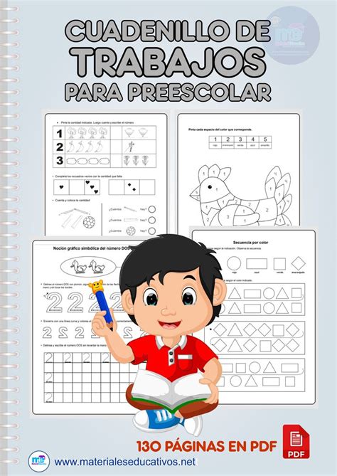 Cuadernillo De Trabajos Para Preescolar En 2020 Trabajos Para