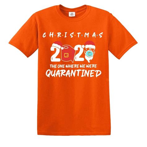 Christmas Quarantine 2020 Santa T Shirt Men Women Xmas Mask Lockdown Tshirt C5 Ebay