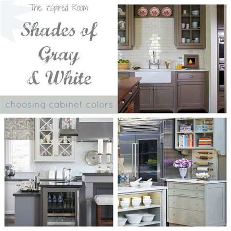 Whether you are going bold or classic, the color you choose sets the tone of the entire room. {Shades of Neutral} Gray & White Kitchens - Choosing ...