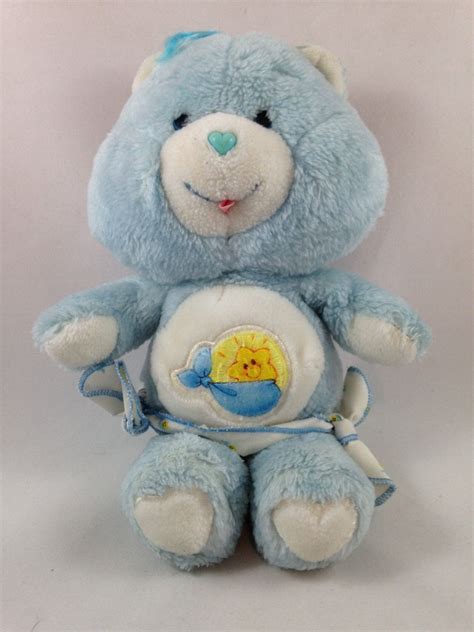 1983 Care Bear Plush Baby Tugs Bear Vintage Stuffed Animal Plush