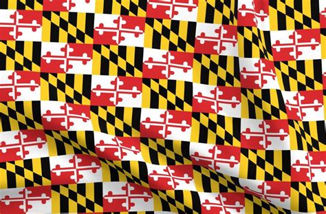 Maryland Flags Spoonflower