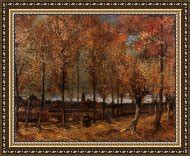 Vincent Van Gogh Lane With Poplars Painting Anysize 50 Off Lane With