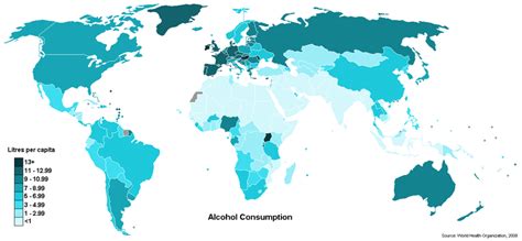 Mapa Del Consumo De Alcohol En El Mundo Según La Oms La Gran Paradoja