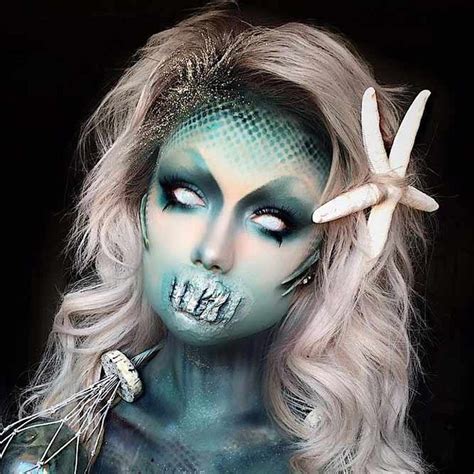 Scary mermaid makeup - Makeup