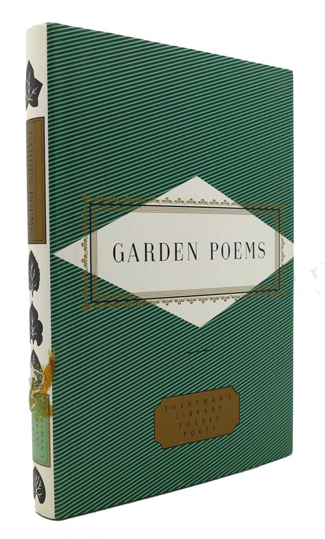 Garden Poems Everyman S Library Pocket Poets Series John Hollander First Edition First Printing