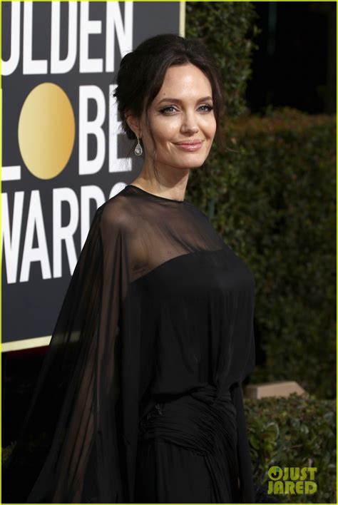 Angelina Jolies Son Pax Wears Times Up Pin At Golden Globes 2018