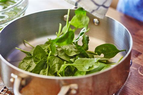 How To Quickly Cook Spinach On The Stovetop Kitchn