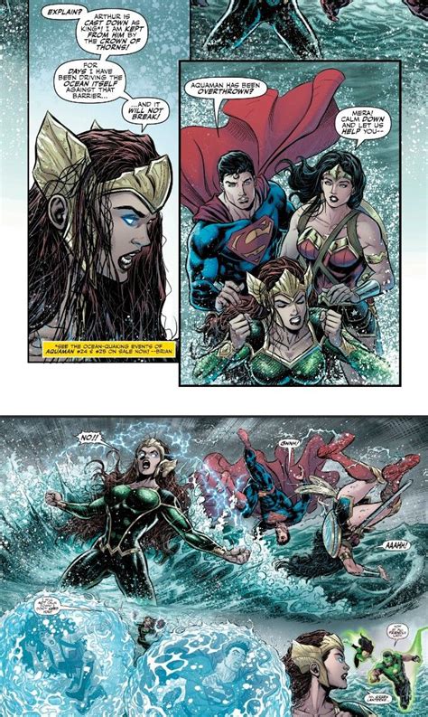 Mera Vs The Justice League Justice League Comics Dc Comics