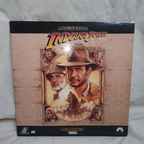 INDIANA JONES AND The Last Crusade Letterbox 2 Disc Set Laserdisc