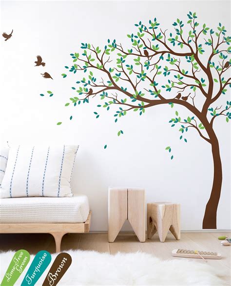 Wall Decal Large Tree Decals Huge Tree Decal Nursery With Etsy