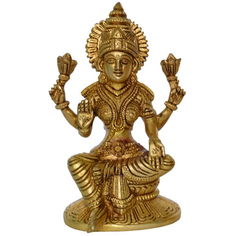 Brass Beautiful Statue Of Goddess Laxmi In Antique Finish Buy Laxmi