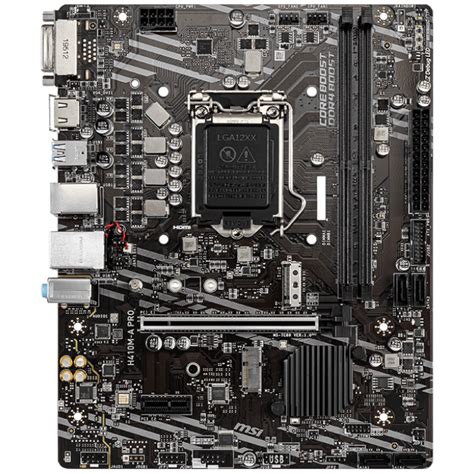 Placa M E Msi H M A Pro Chipset H Intel Lga Matx Ddr