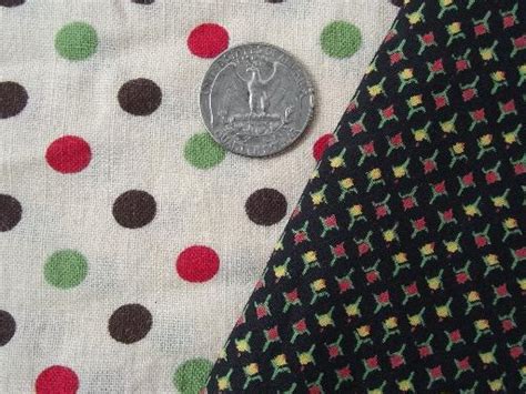 4 Yds Assorted Vintage Print Cotton Fabric 36 Quilting Prints Lot