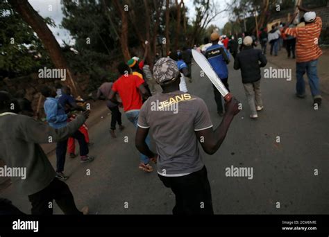 Protesters Take To The Streets In Kawangware Slums In Nairobi Kenya October 28 2017 Reuters
