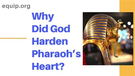 Why Did God Harden Pharaohs Heart Youtube