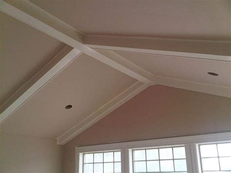 Coffers were probably originally formed by the. Coffered Vaulted Tray and Moulded Ceilings | Coffered ...