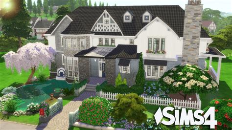 The Sims 4 The Windenburg Villa House Build Youtube